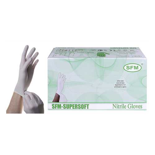 Перчатки медицинские SFM Hospital Products SUPERSOFT S белый 100 пар в Планета Здоровья