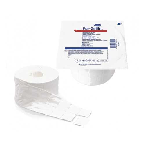 Тампоны-подушечки Pur-zellin steril из крепированной бумаги 4 х 5 см 1 х 500 шт. в Планета Здоровья