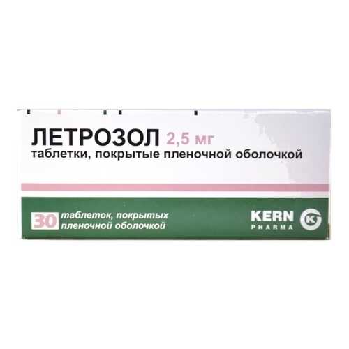Летрозол таблетки, покрытые пленочной оболочкой 2,5 мг 30 шт. в Планета Здоровья