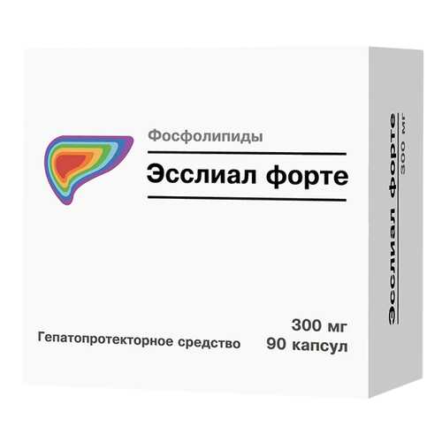 Эсслиал форте капсулы 300 мг №90 в Планета Здоровья