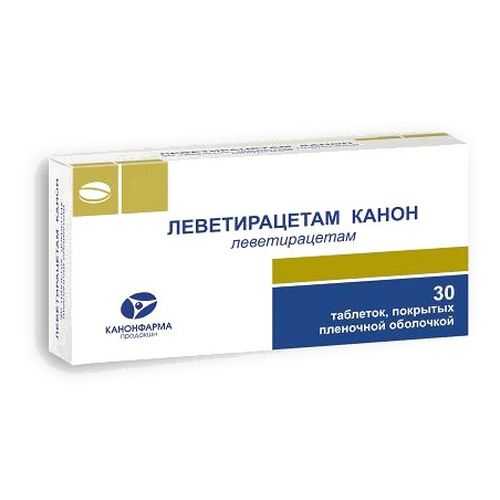 Леветирацетам-Канон таблетки, покрытые пленочной оболочкой 1000 мг 30 шт. в Планета Здоровья