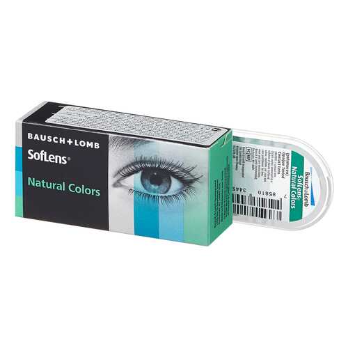 Контактные линзы SofLens Natural Colors 2 линзы -2,50 aquamarine в Планета Здоровья