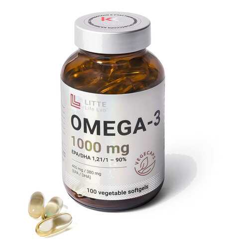 ОМЕГА-3 Litte Life Lab 1000 мг капсулы 100 шт. в Планета Здоровья