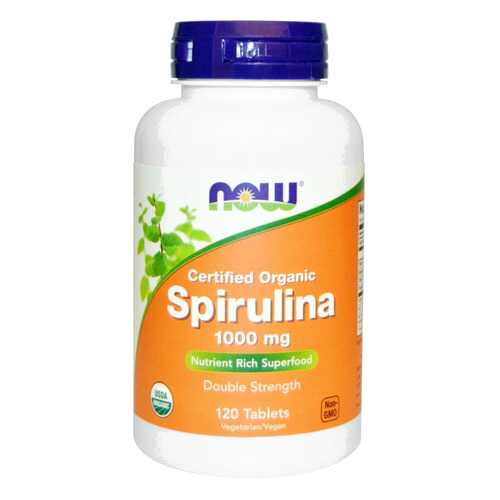 Добавка для здоровья NOW Spirulina 120 табл. в Планета Здоровья