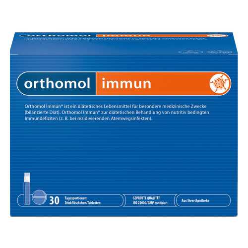 Ортомол Иммун набор бутылочка питьевая + таблетки 30 шт. в Планета Здоровья