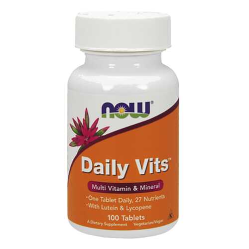 Витаминный комплекс NOW Daily Vits 100 табл. в Планета Здоровья