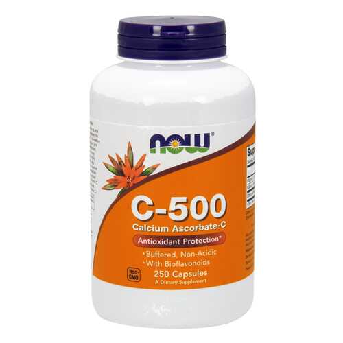 Витамин C NOW C-500 Calcium Ascorbate 250 капс. в Планета Здоровья