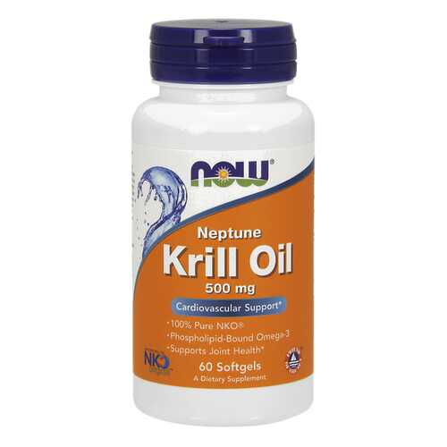 Omega 3 NOW Krill Oil Neptune 60 капс. в Планета Здоровья