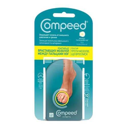 Пластырь от сухих мозолей Compeed CP002607 2,2 х 1,97 см телесный 10 шт. в Планета Здоровья