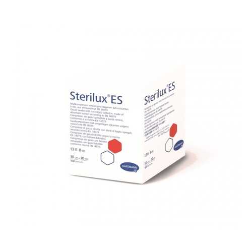 Салфетки Sterilux ES марлевые нестерильные 13 нитей 8 слоев 10 х 10 см 100 шт. в Планета Здоровья