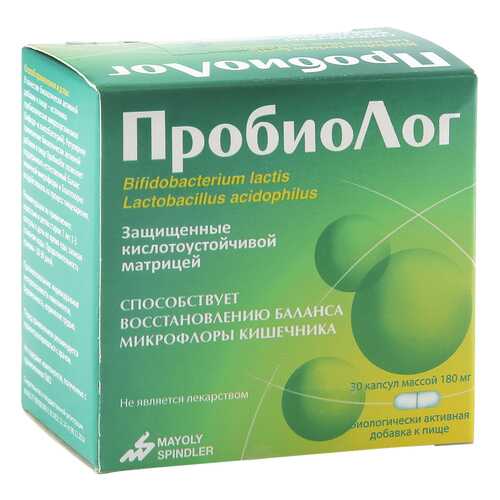 ПробиоЛог Mayoly-Spindler 180 мг 30 капсул в Планета Здоровья