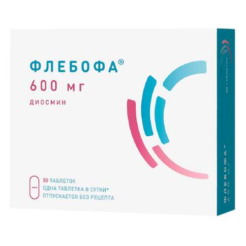 Флебофа таблетки 600 мг №30 в Планета Здоровья