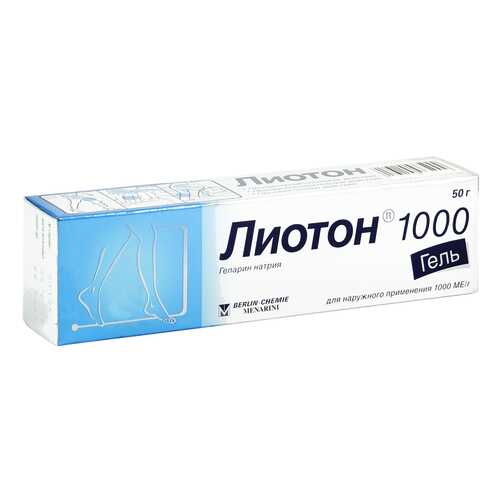 Лиотон 1000 гель 1000 ЕД/г 50 г в Планета Здоровья