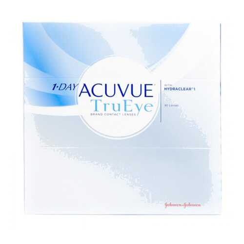 Контактные линзы 1-Day Acuvue TruEye 90 линз R 8,5 -12,00 в Планета Здоровья