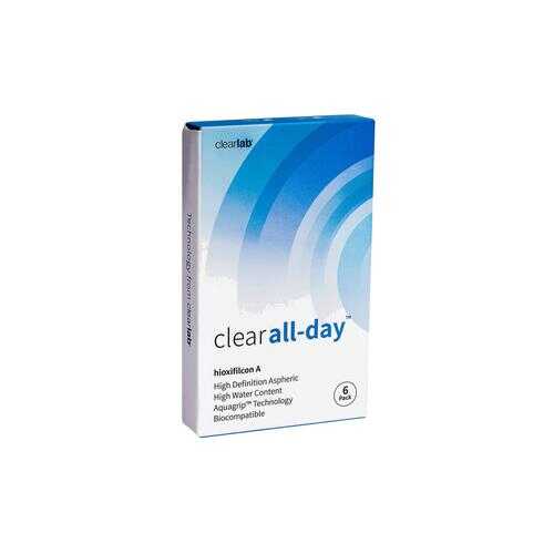 Контактные линзы ClearLab Clear All-Day 6 линз R 8.6 -01,25 в Планета Здоровья