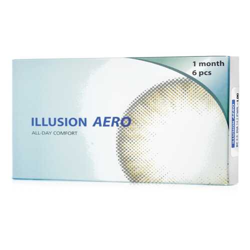 Контактные линзы ILLUSION Aero 6 линз R 8.6 -1.5D в Планета Здоровья