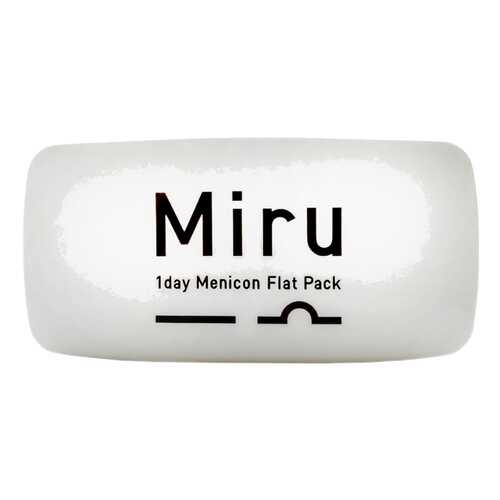 Контактные линзы Miru 1 day Menicon Flat Pack -1,25 30 шт. в Планета Здоровья