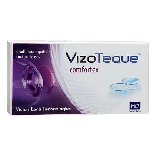 Контактные линзы VizoTeque Comfortex 6 линз R 8,6 -5,50 в Планета Здоровья