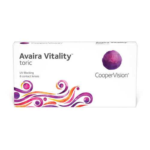 Линзы контактные CooperVision Avaira Vitality toric 6 шт. -10/1,25/150 в Планета Здоровья