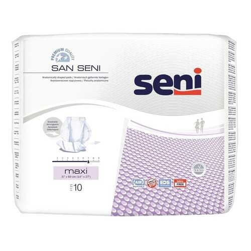 Анатомические подгузники для взрослых, 10 шт. San Seni Maxi в Планета Здоровья