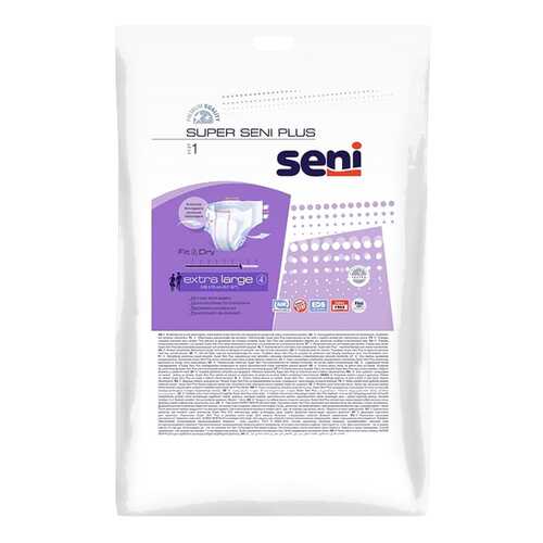 Подгузники для взрослых, XL, 1 шт. Super Seni Plus в Планета Здоровья