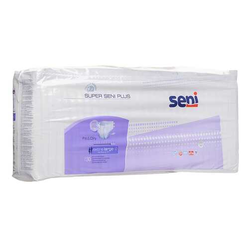Подгузники для взрослых, XL, 30 шт. Super Seni Plus в Планета Здоровья