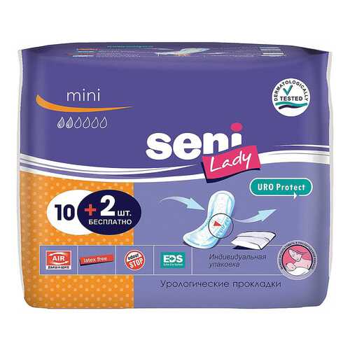 Прокладки Seni Lady Mini Урологические 10 шт в Планета Здоровья