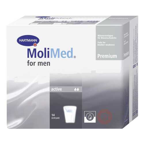Урологические прокладки для мужчин, 14 шт. MoliMed Premium Protect в Планета Здоровья