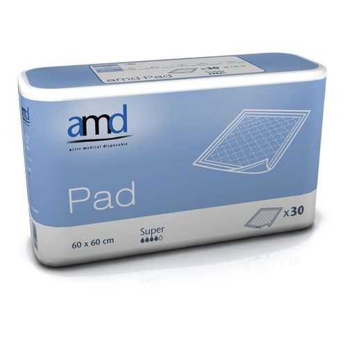 Впитывающие пеленки AMD PAD SUPER 60*60 №30 в Планета Здоровья