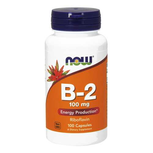 Витамин B NOW B-2 100 капс. в Планета Здоровья