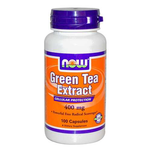 Добавка для здоровья NOW Green Tea Extract 100 капс. в Планета Здоровья