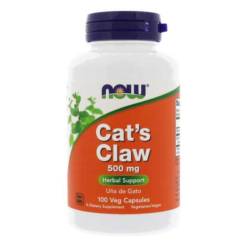 Now Cat's Claw 500 мг 100 капсул в Планета Здоровья