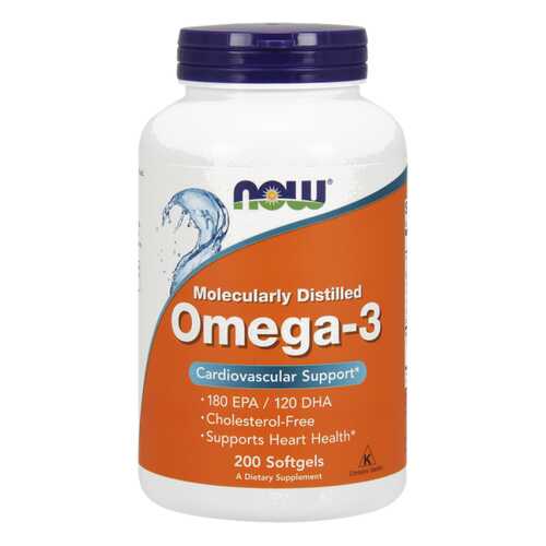 Omega-3 NOW 200 капс. в Планета Здоровья