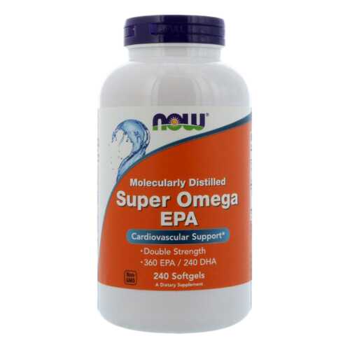 Omega-3 NOW Super Omega EPA 1200 мг 240 капсул в Планета Здоровья
