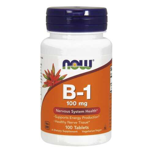 Витамин B NOW B-1 100 табл. в Планета Здоровья